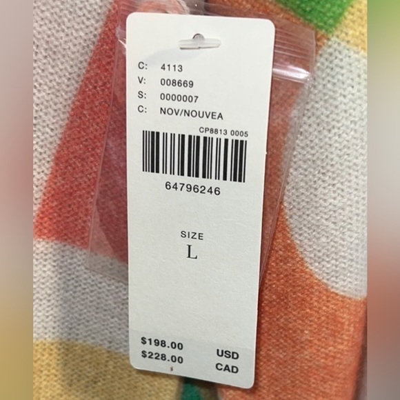 Anthropologie Cashmere 100%Sweater Size Large (WT) brand new - Picture 8 of 8